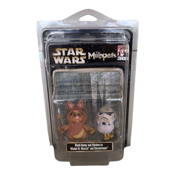 Disney Star Tours Star Wars Muppets Bean Bunny & Chicken...